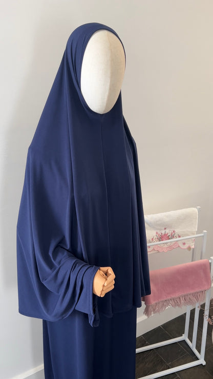 ABAYA KHIMAR SET NAVY