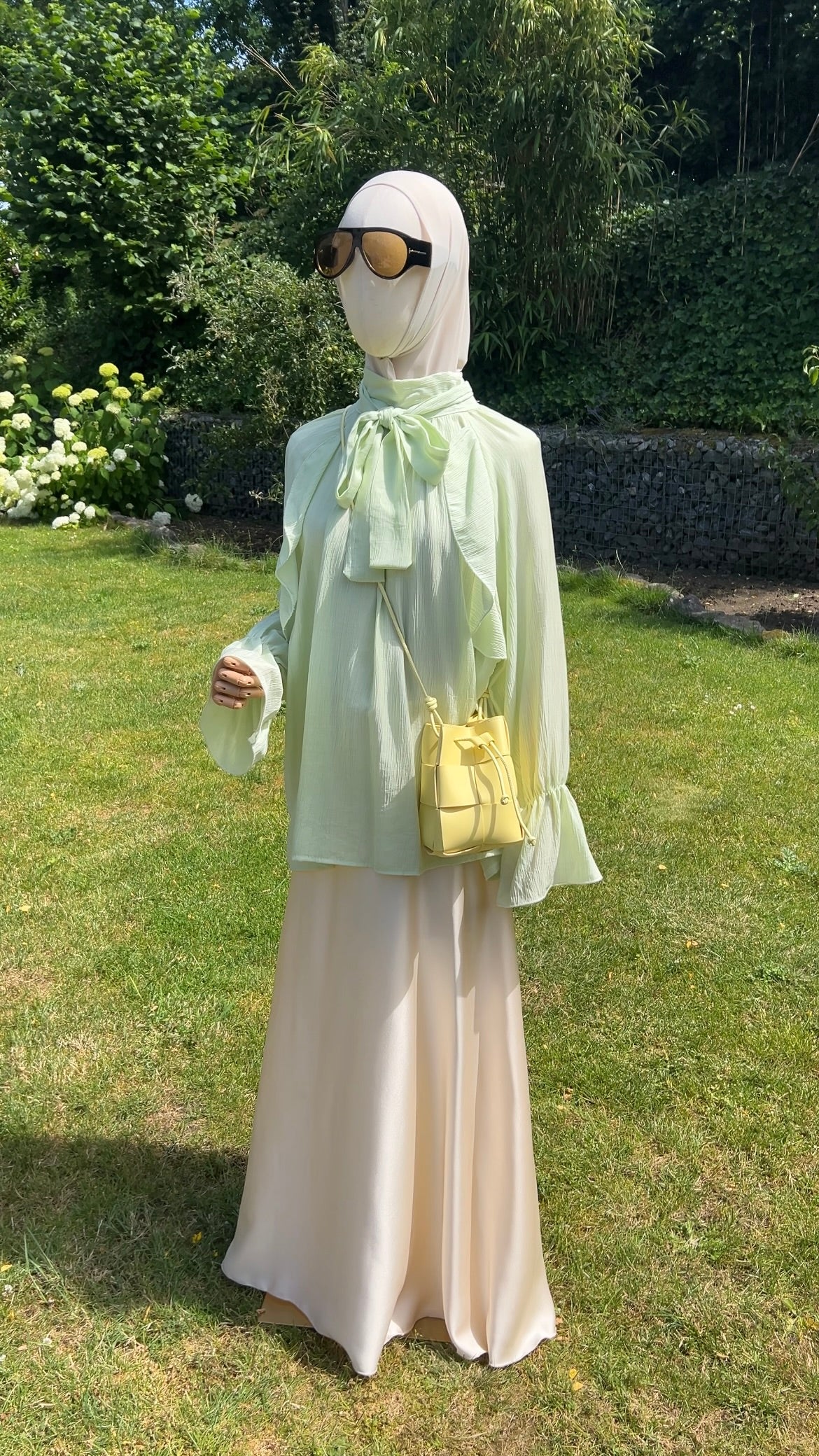 AIRY RUFFLE TOP MINT