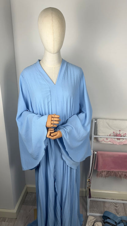 BABYBLUE PLEATED DRESS