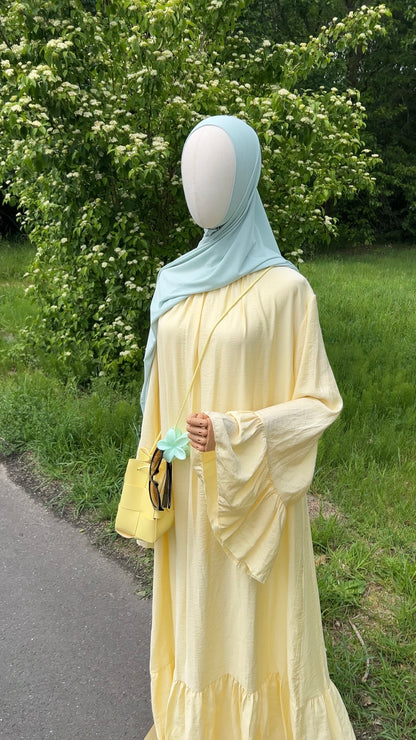 AIRY DRESS YELLOW (RESTOCKING SOON)