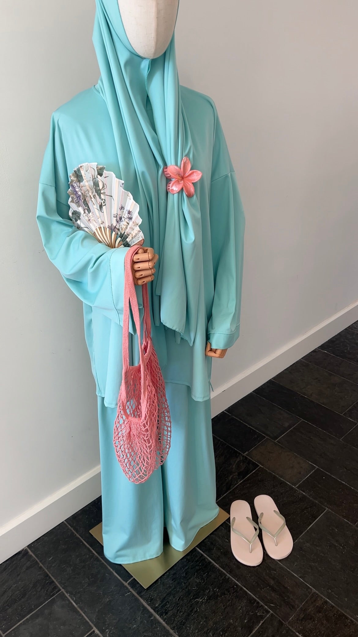 BURKINI 3 PIECE AQUA