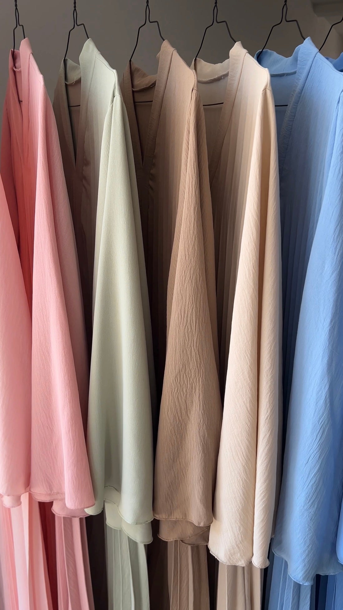 BEIGE PLEATED DRESS