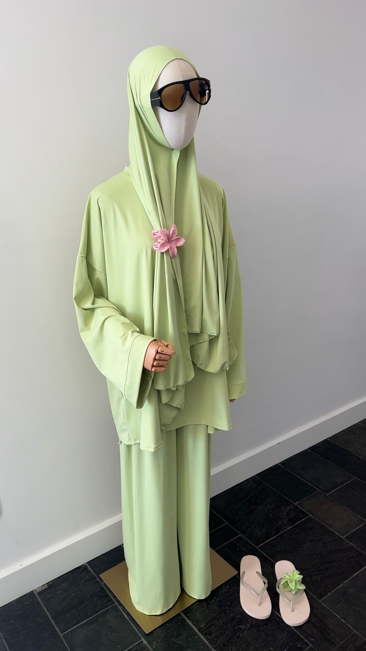 BURKINI 3 PIECE GREEN