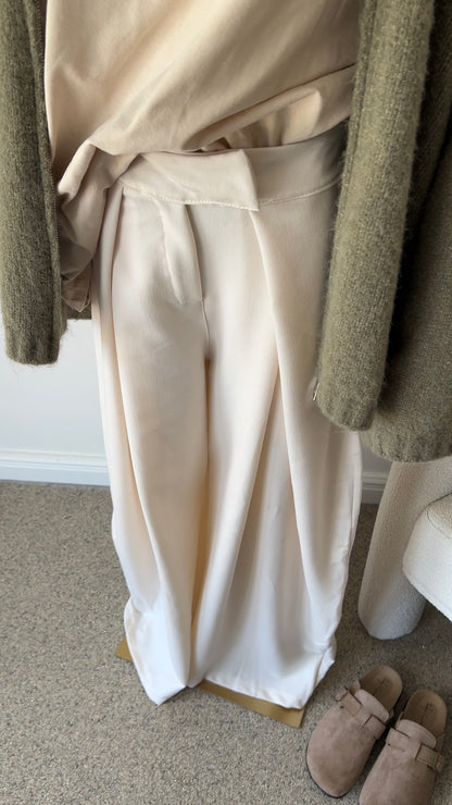 FALL TROUSER OFF WHITE (tall proof)
