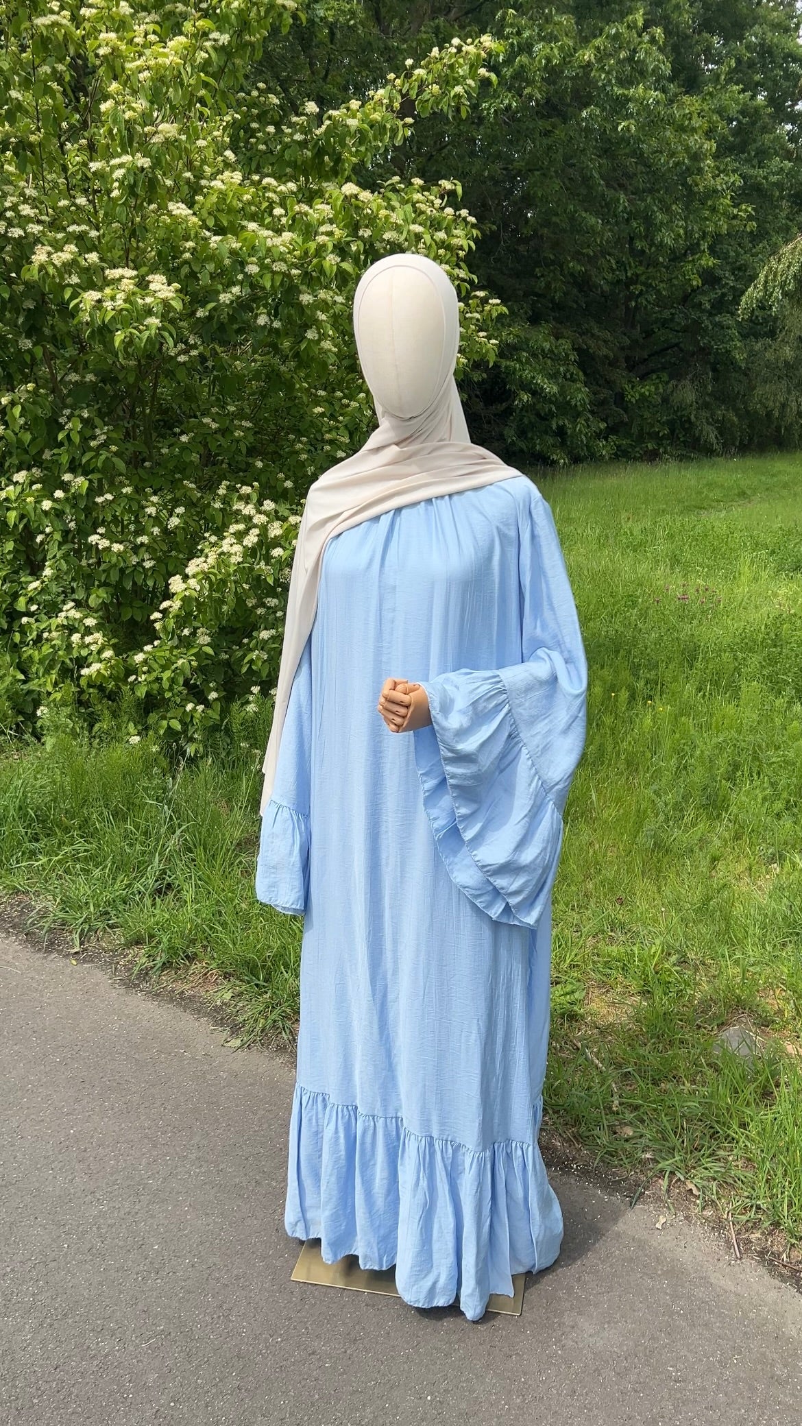 AIRY DRESS BABY BLUE (RESTOCKING SOON)