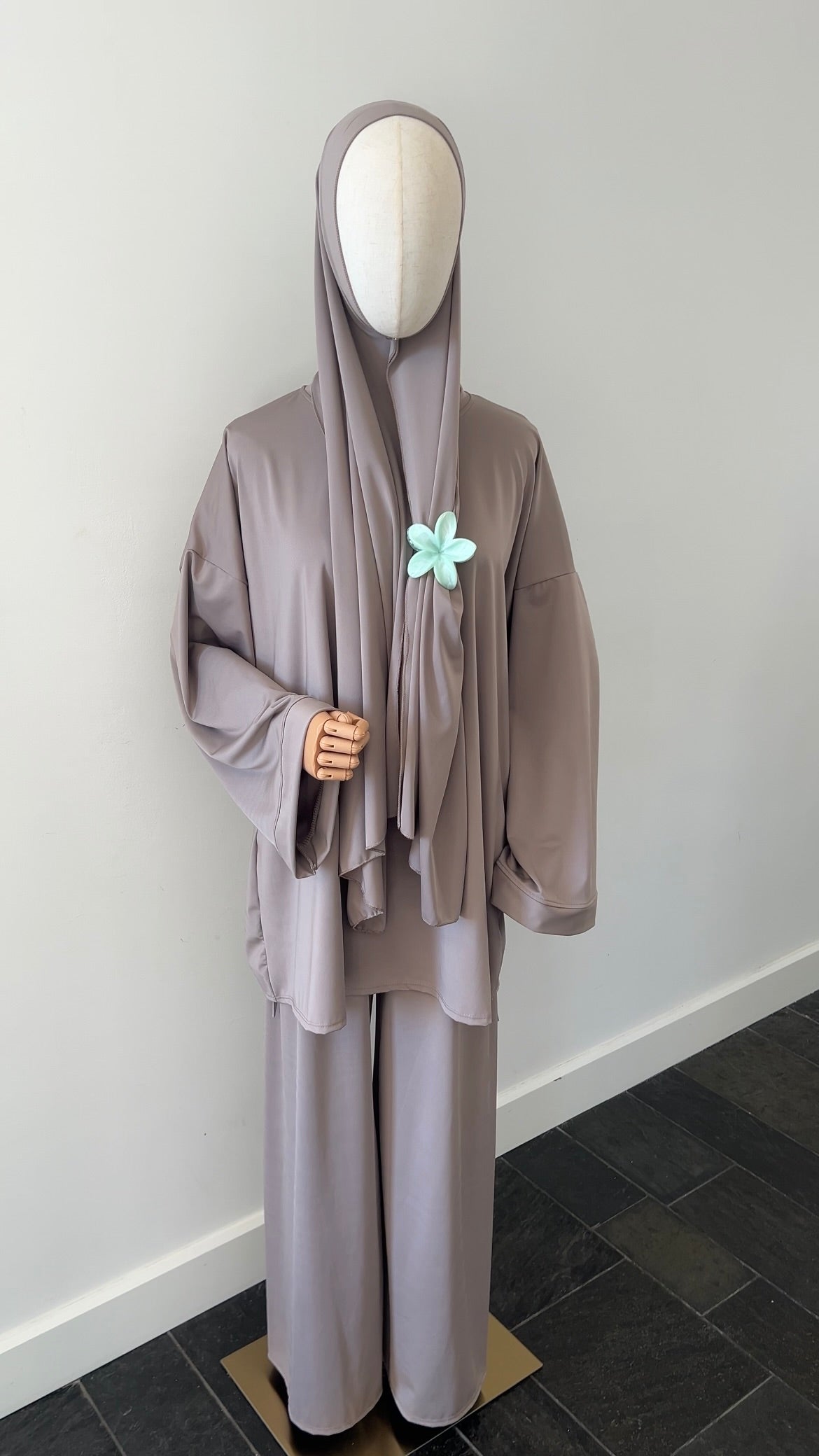 BURKINI 3 PIECE LIGHT TAUPE