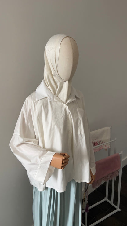 OVERSIZED SHIRT WHITE
