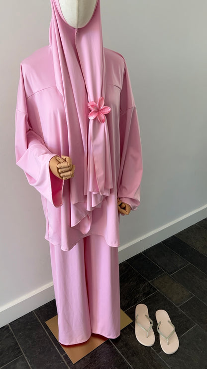 ZIP BURKINI PINK