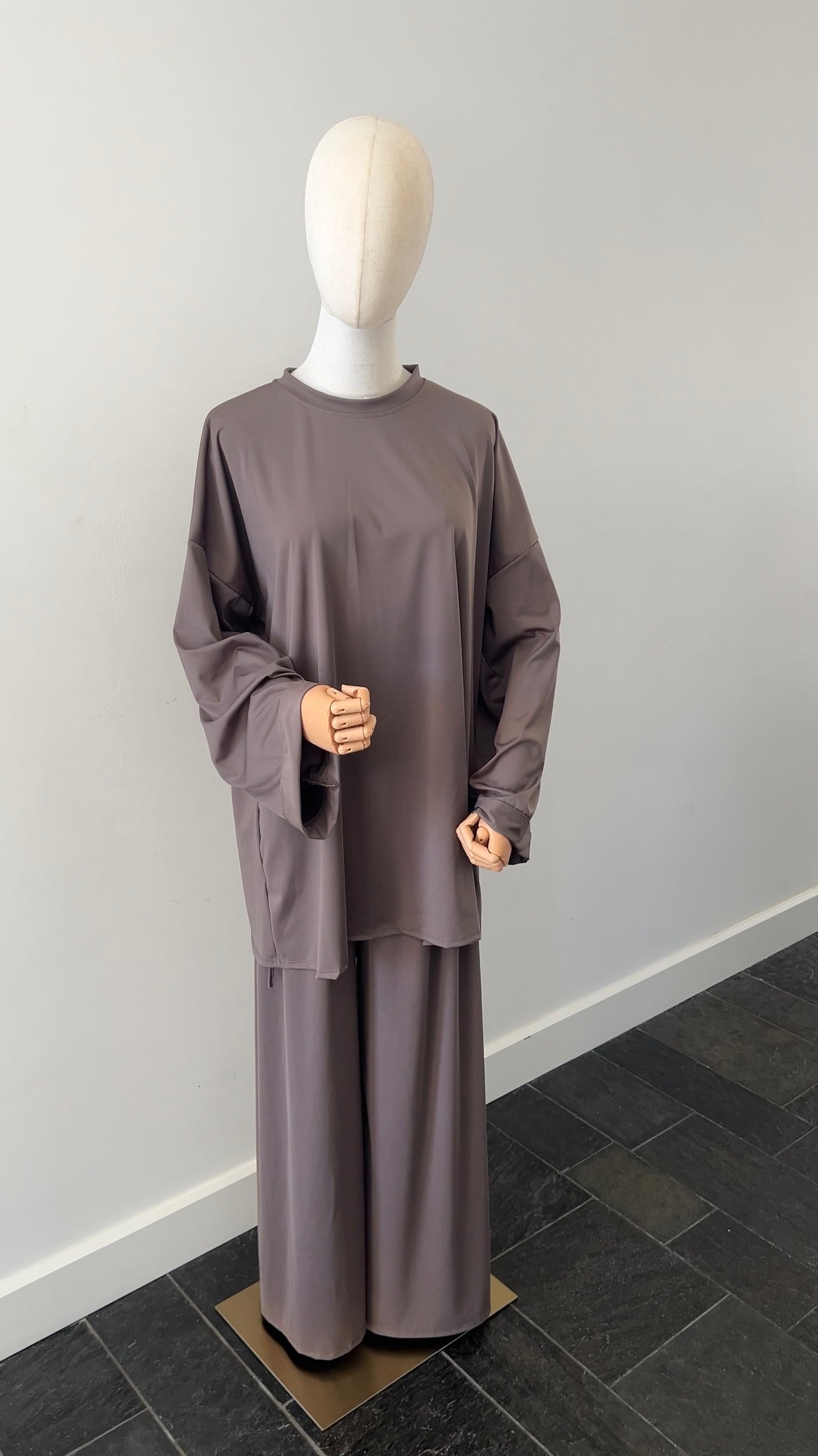 BURKINI 3 PIECE DARK TAUPE