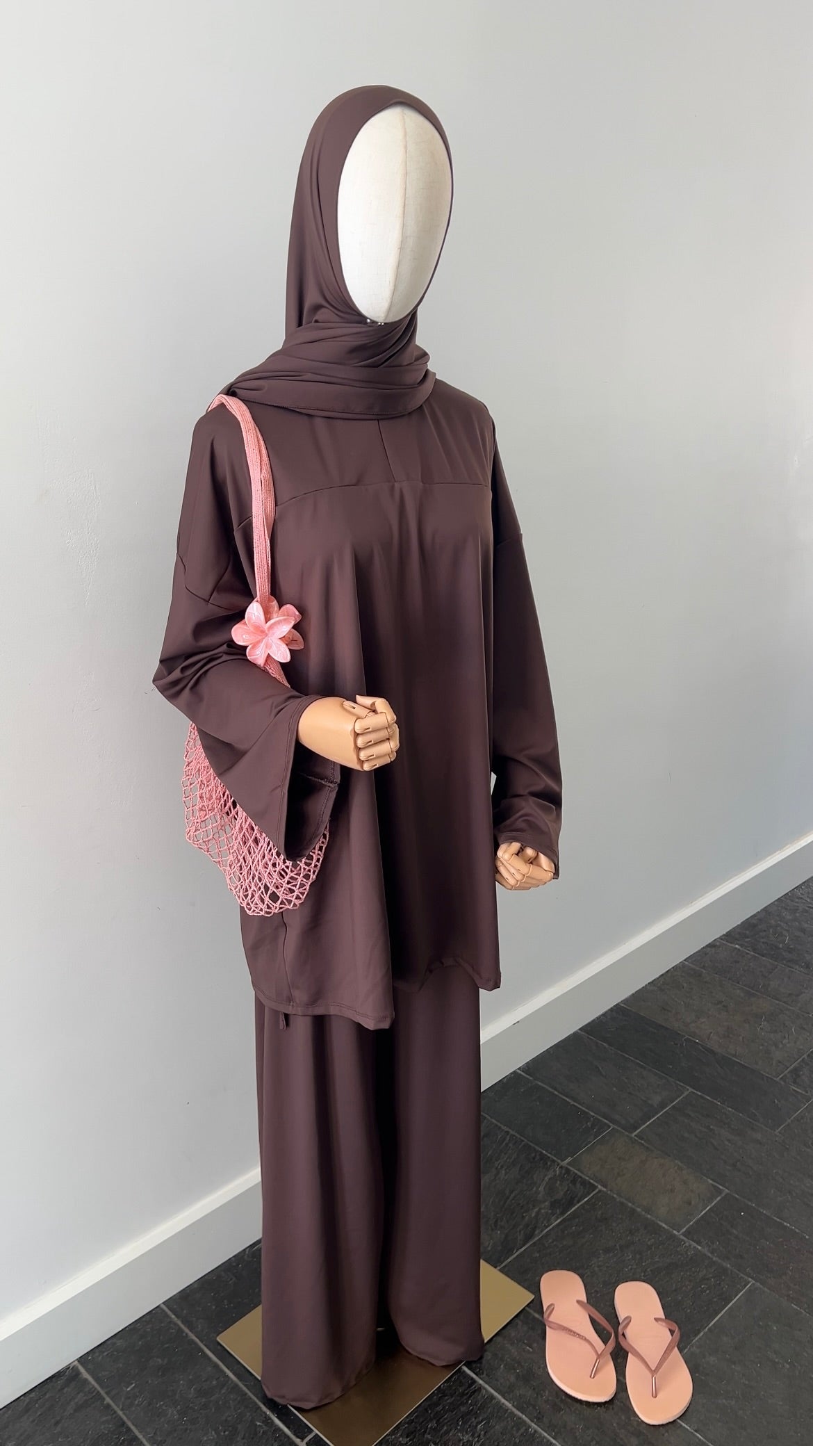 ZIP BURKINI CHOCO