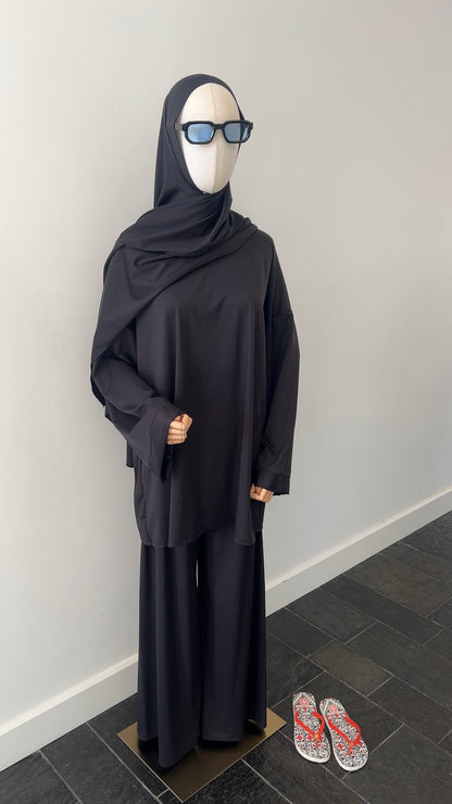 BURKINI 3 PIECE BLACK