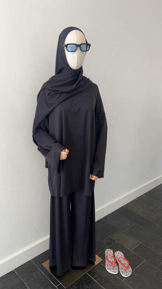 BURKINI 3 PIECE BLACK