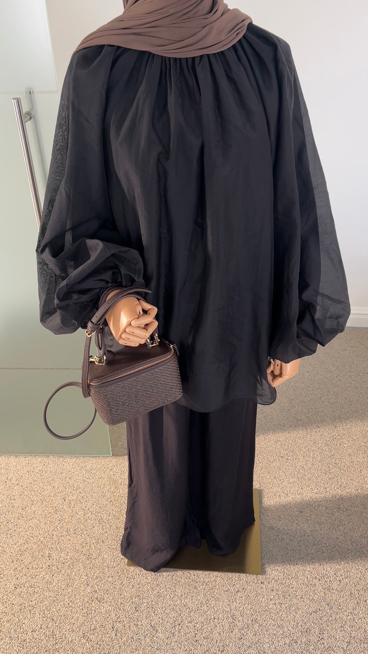 EVERYDAY VISCOSE PANTS BLACK