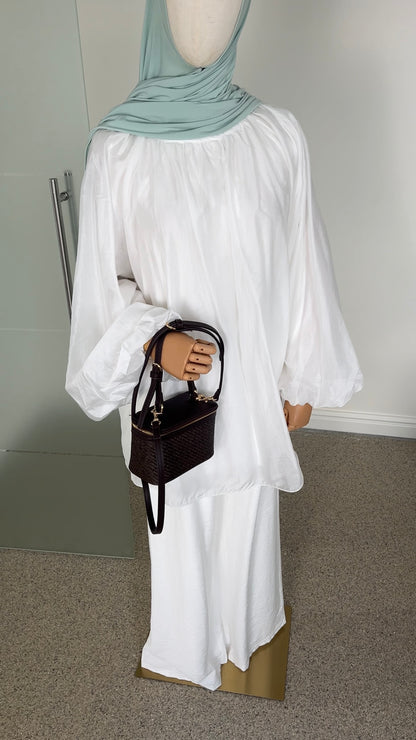 EVERYDAY VISCOSE PANTS WHITE