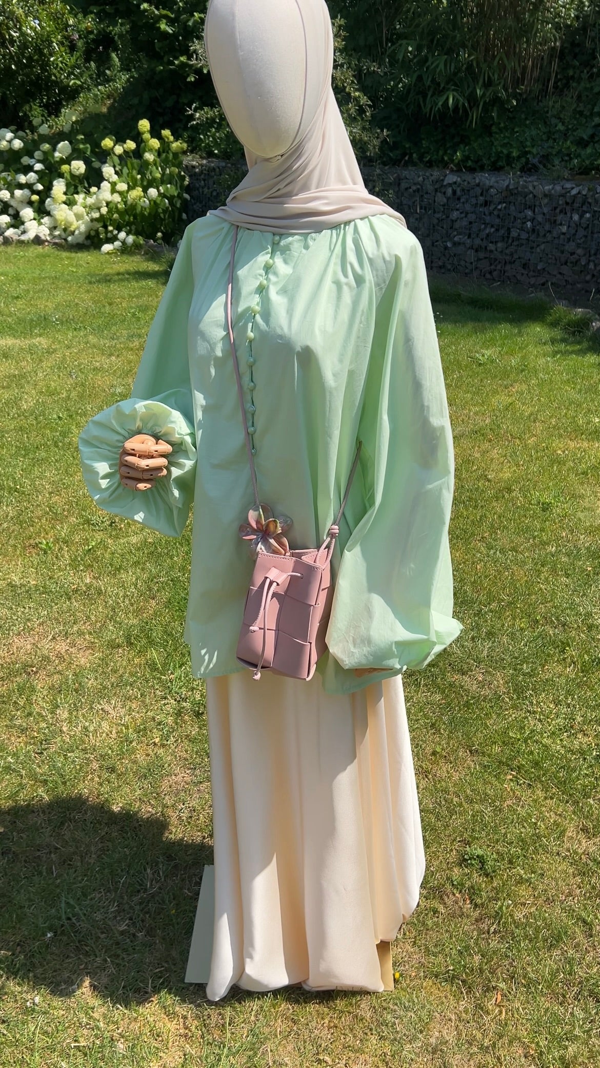 COTTON PUFF TOP MINT