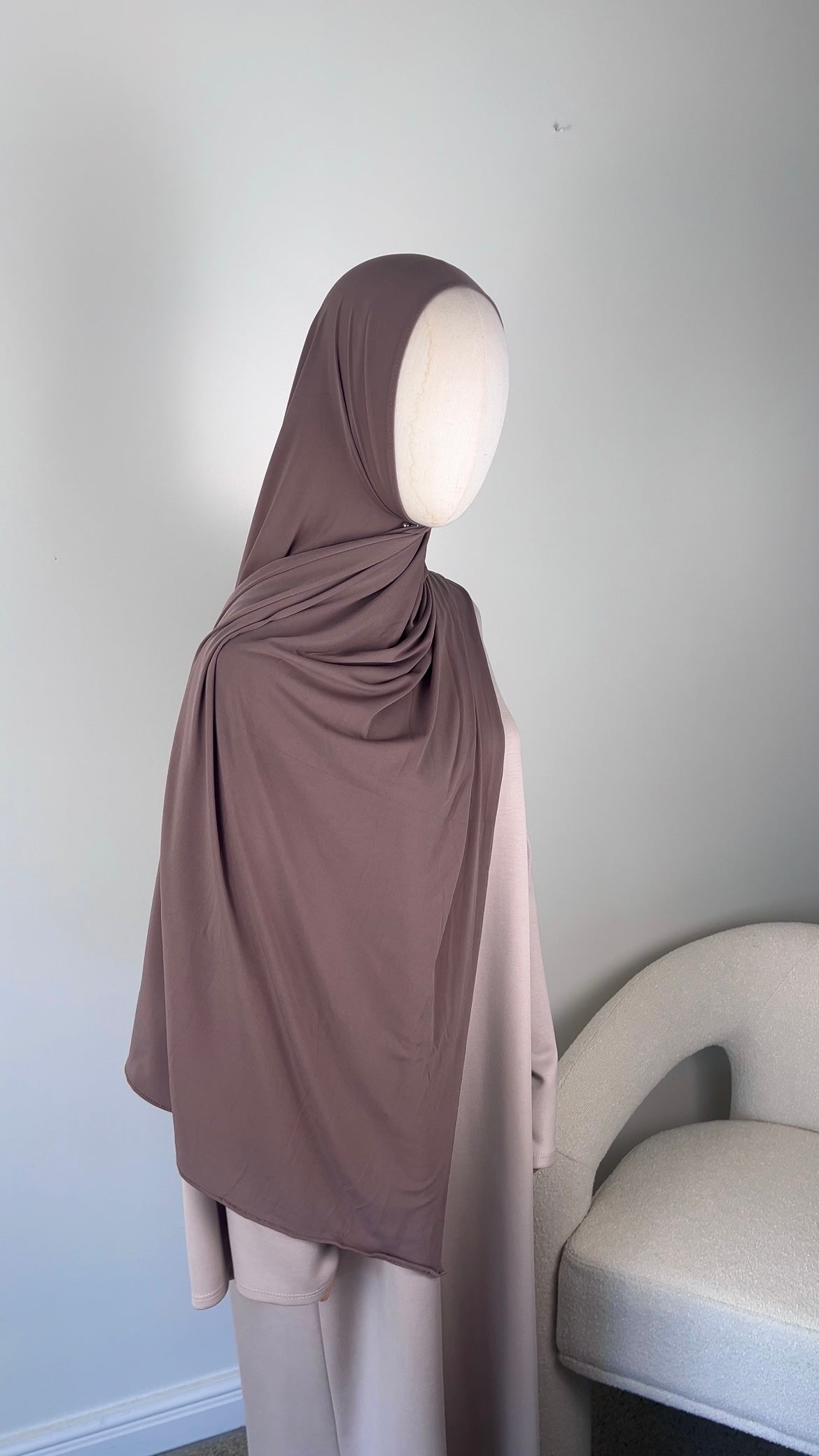 HIJAB SCARF ROSE TAUPE