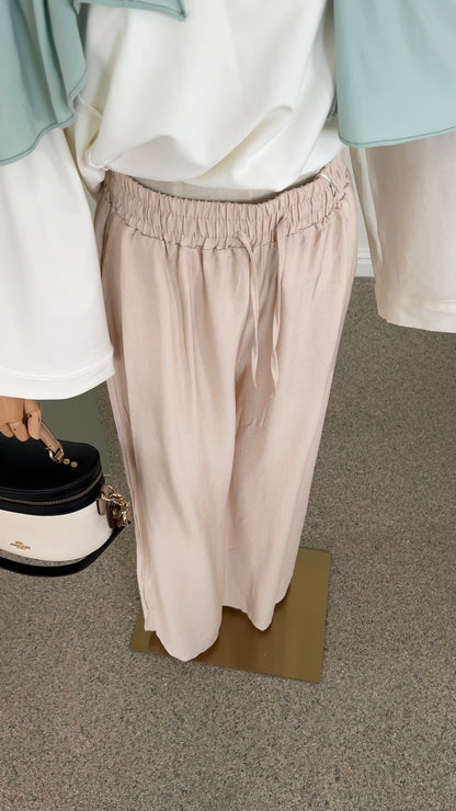 EVERYDAY VISCOSE PANTS BEIGE