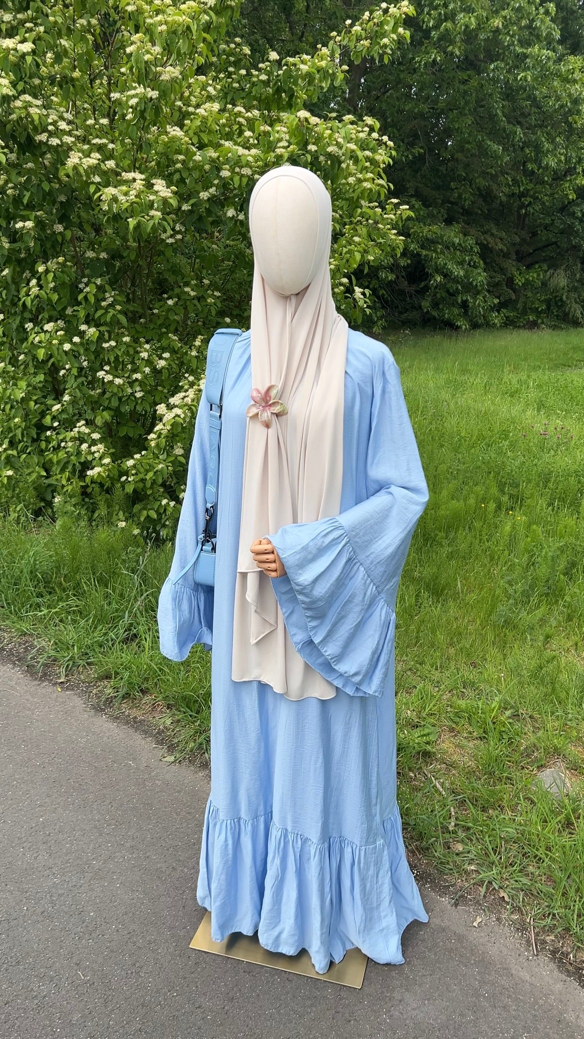 AIRY DRESS BABY BLUE (RESTOCKING SOON)