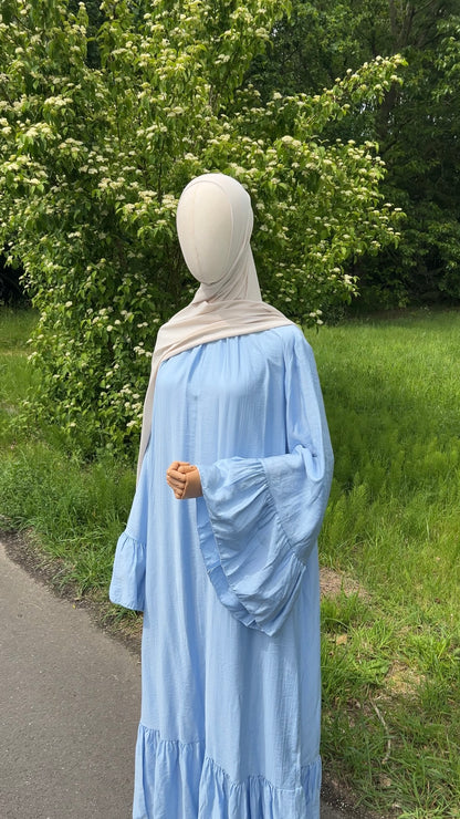 AIRY DRESS BABY BLUE (RESTOCKING SOON)