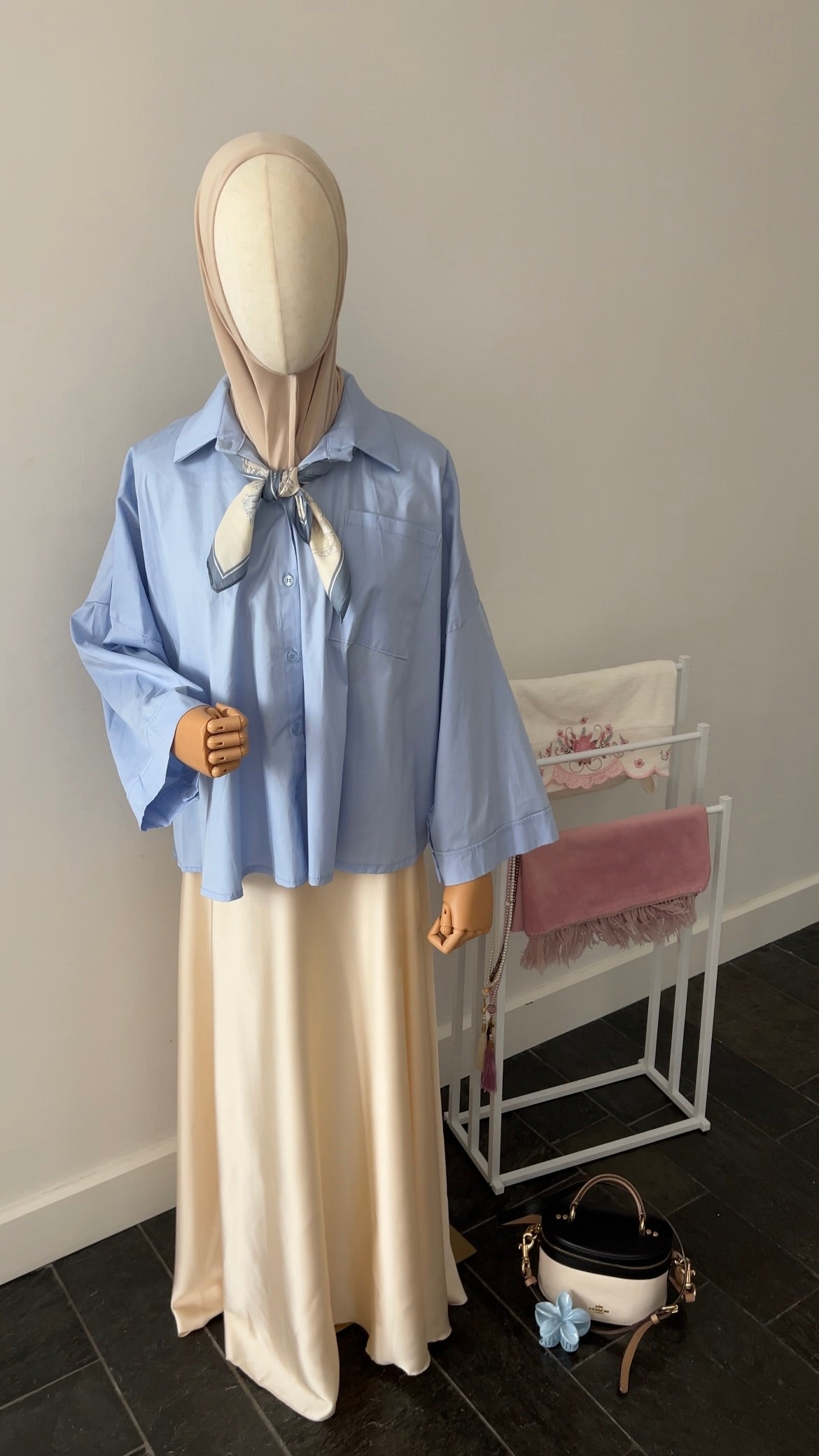 OVERSIZED SHIRT BABYBLUE