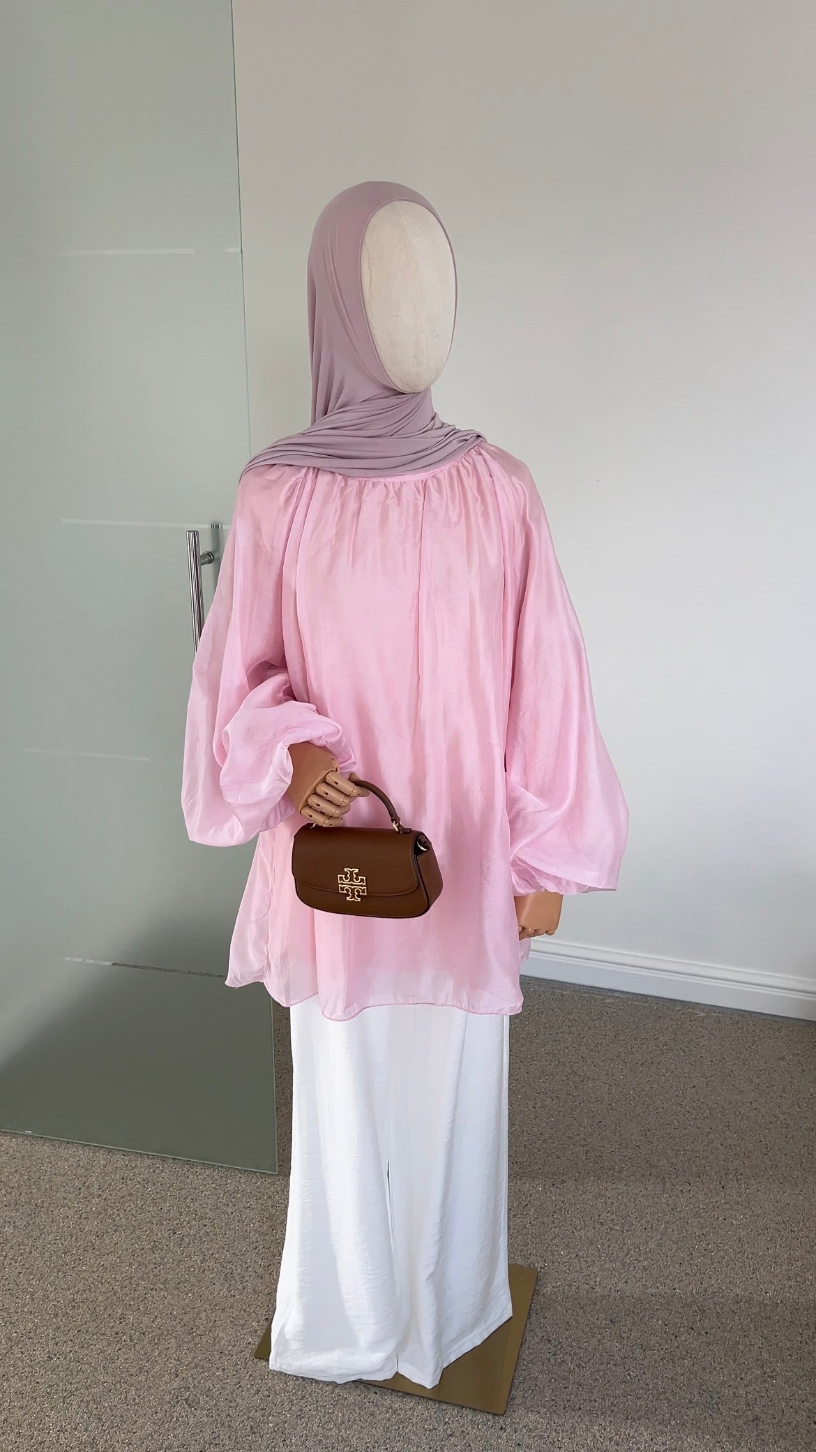CLOUD TOP COTTON PINK (double lined, not see through)