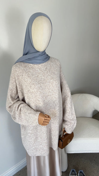 KNIT SWEATER BEIGE