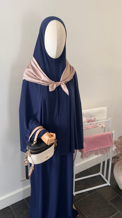 ABAYA KHIMAR SET NAVY