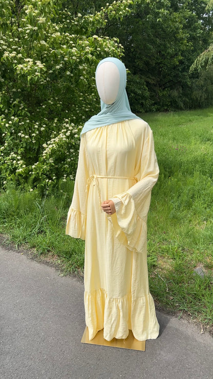 AIRY DRESS YELLOW (RESTOCKING SOON)