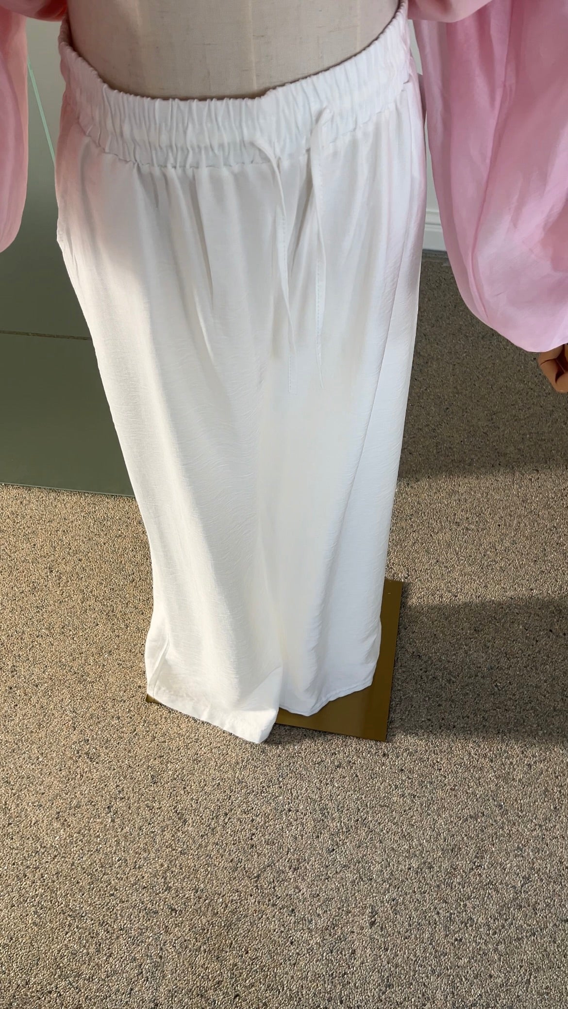 EVERYDAY VISCOSE PANTS WHITE