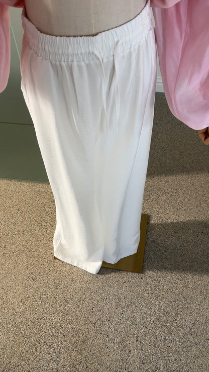 EVERYDAY VISCOSE PANTS WHITE