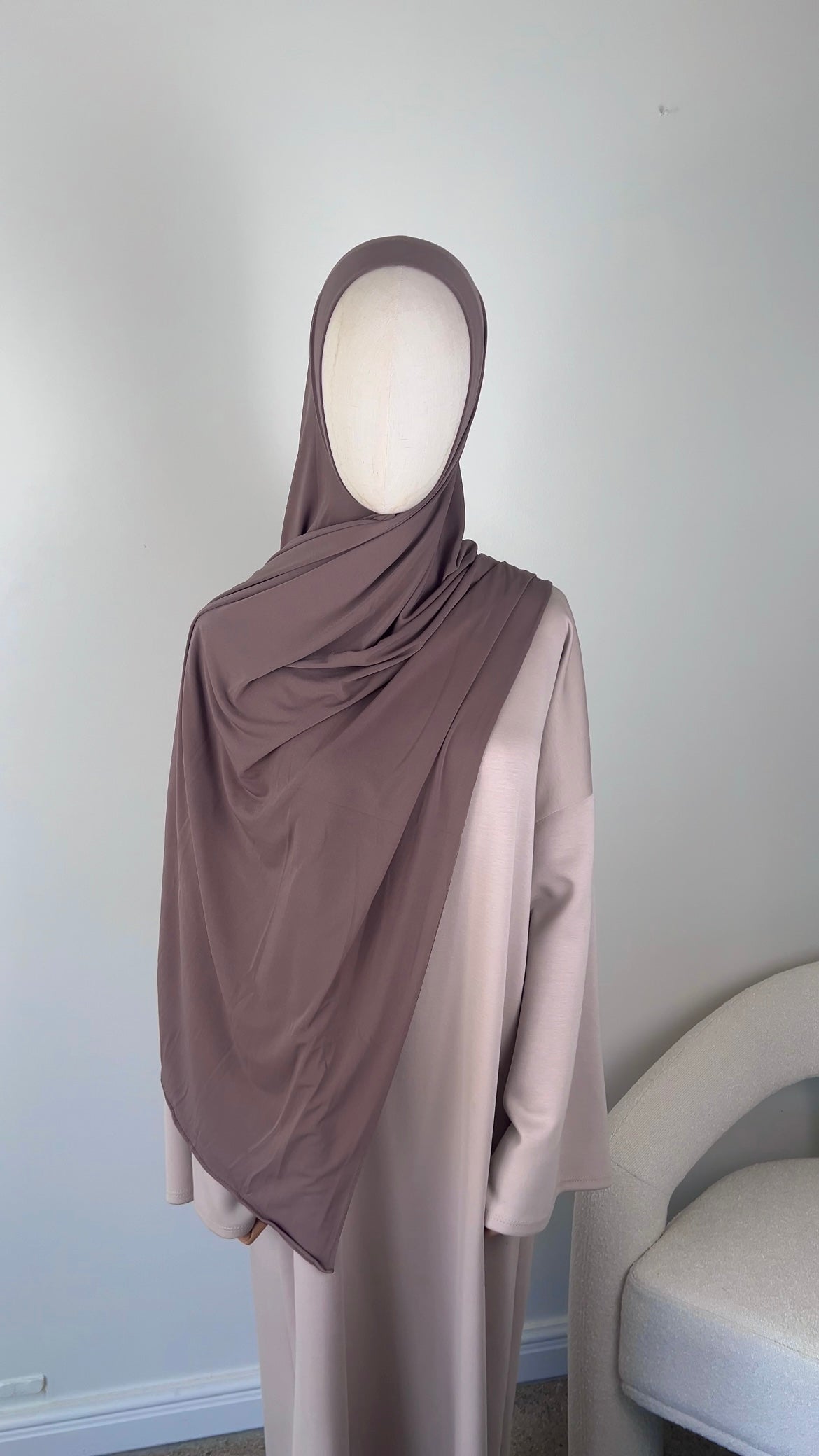 HIJAB SCARF ROSE TAUPE
