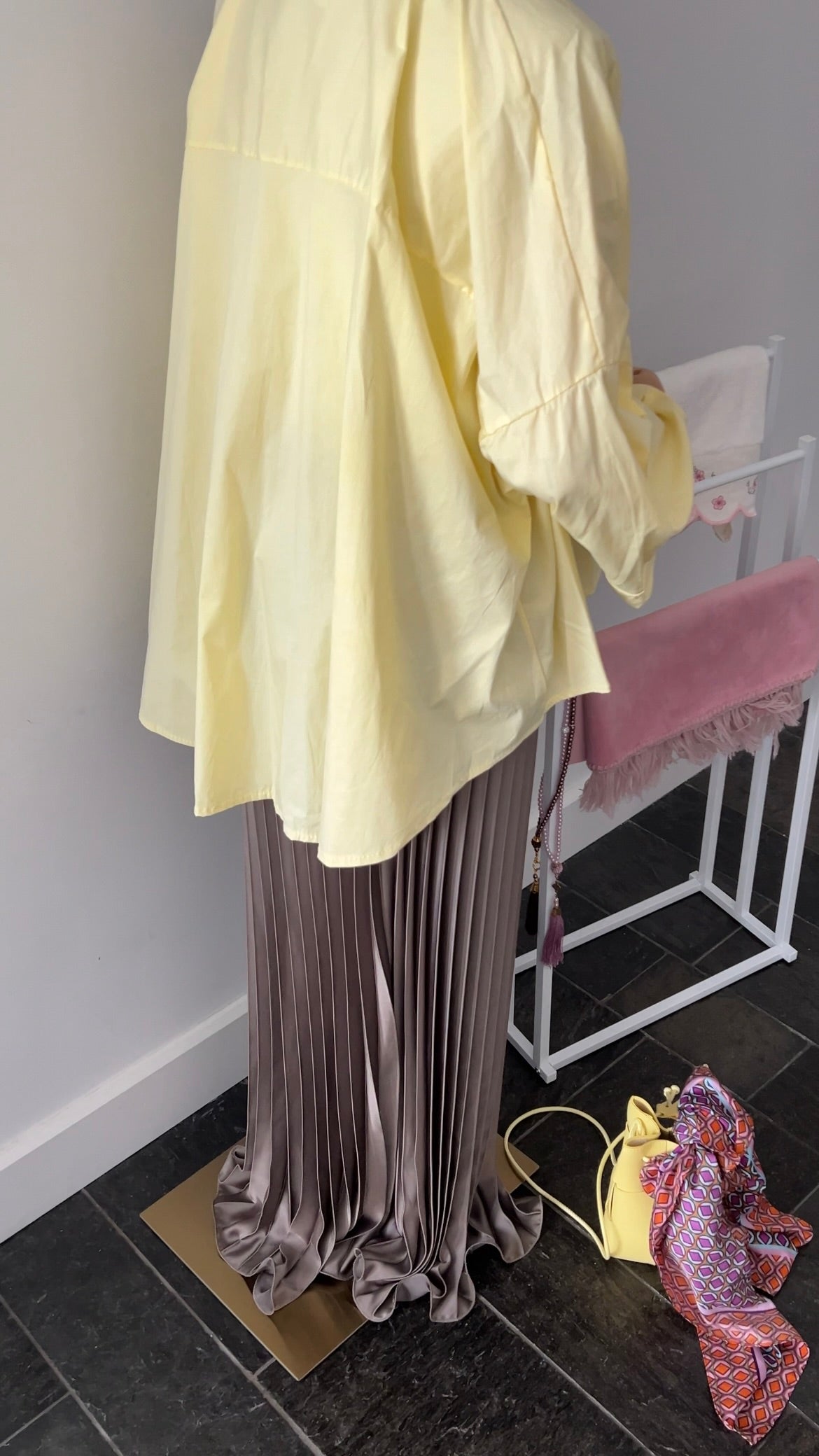 OVERSIZED SHIRT BUTTER YELLOW
