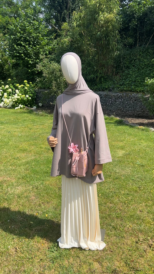 COTTON LONGSLEEVE TAUPE