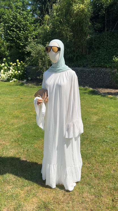 AIRY DRESS WHITE