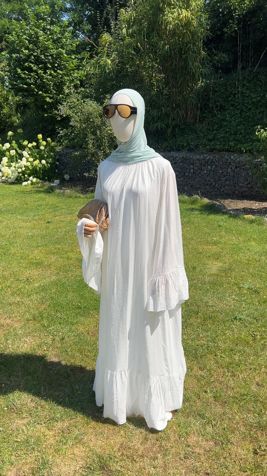 AIRY DRESS WHITE