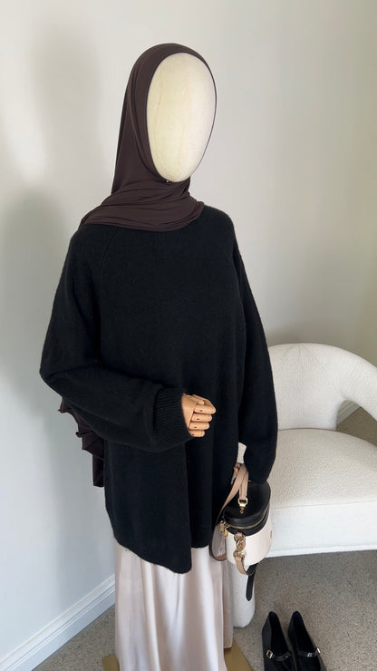 KNIT SWEATER BLACK