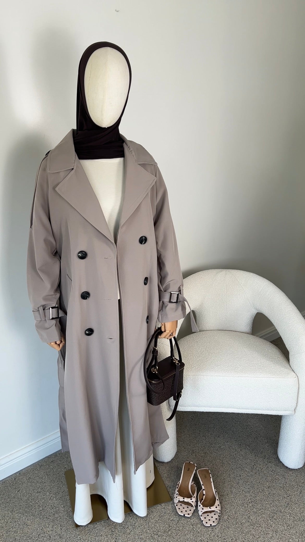 TRENCH COAT TAUPE