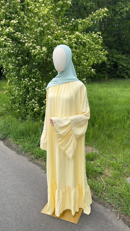 AIRY DRESS YELLOW (RESTOCKING SOON)