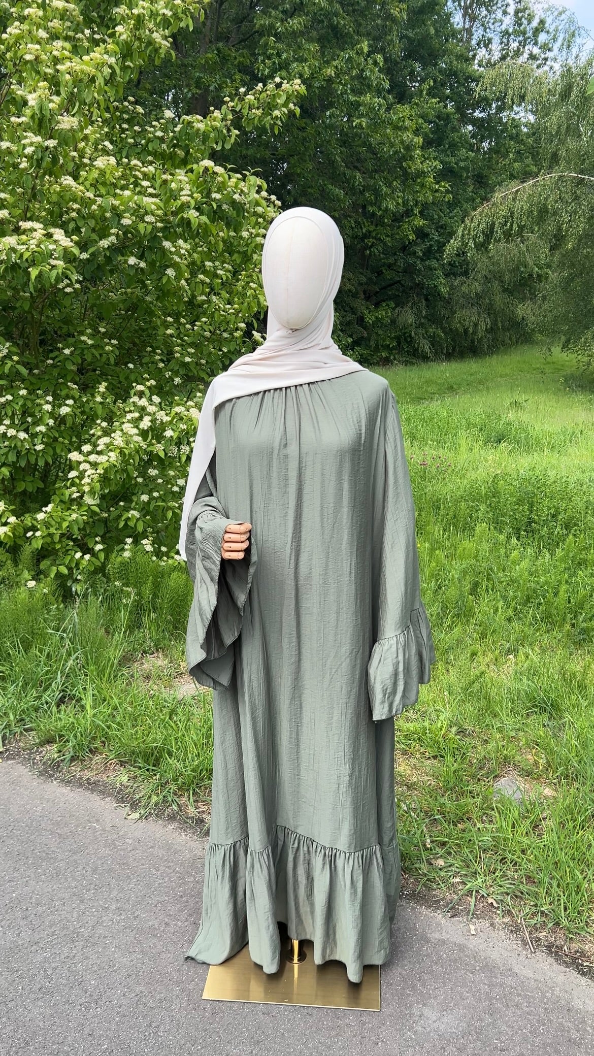 AIRY DRESS KHAKI