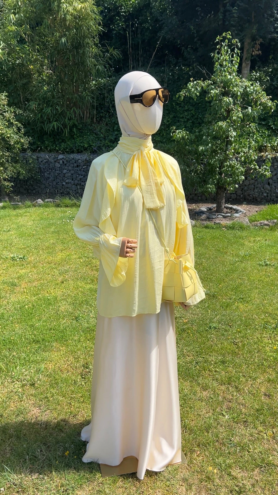 AIRY RUFFLE TOP YELLOW