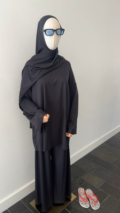 BURKINI 3 PIECE BLACK