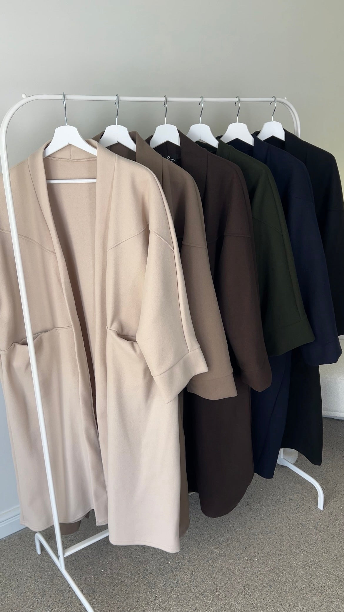 OVERSIZED COAT BLACK