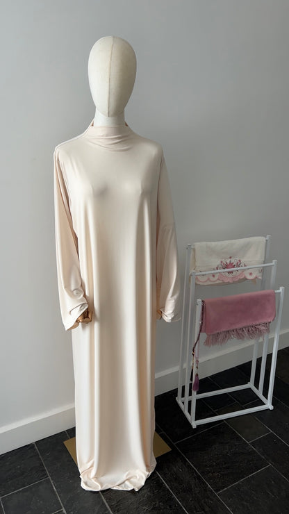 JERSEY CAPE SET BEIGE