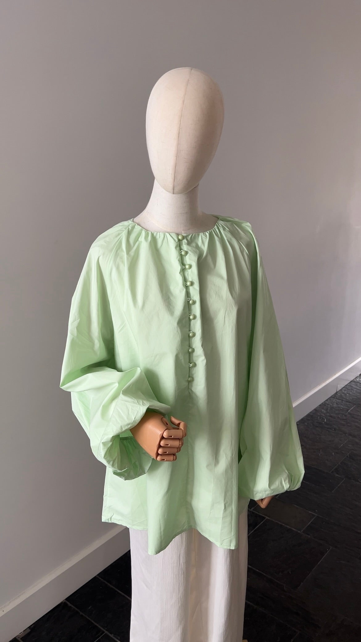 COTTON PUFF TOP MINT