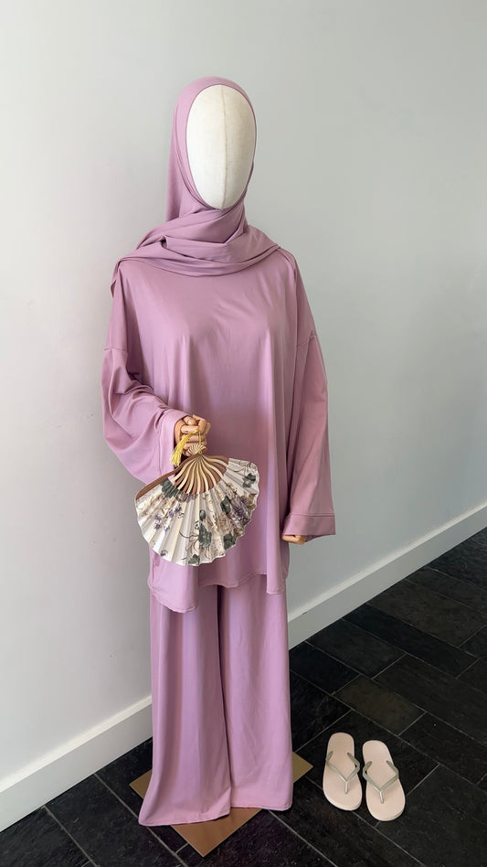 BURKINI 3 PIECE ROSE