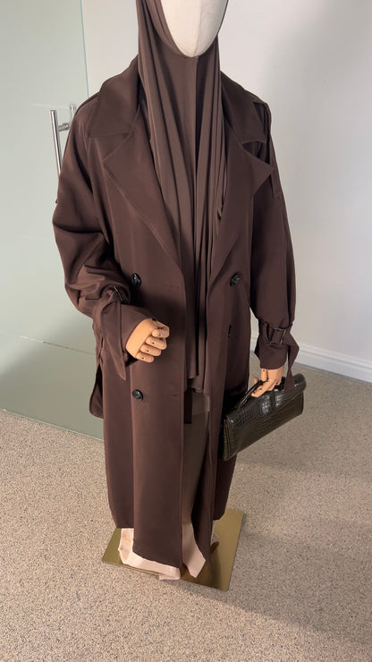 TRENCH COAT BROWN