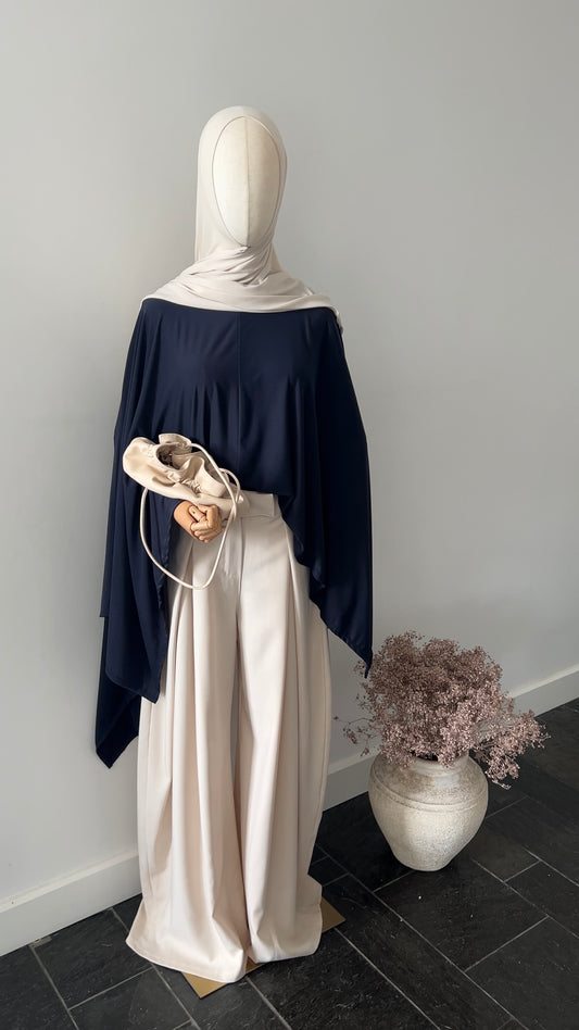 DRAPED TROUSERS BEIGE (TALL PROOF)