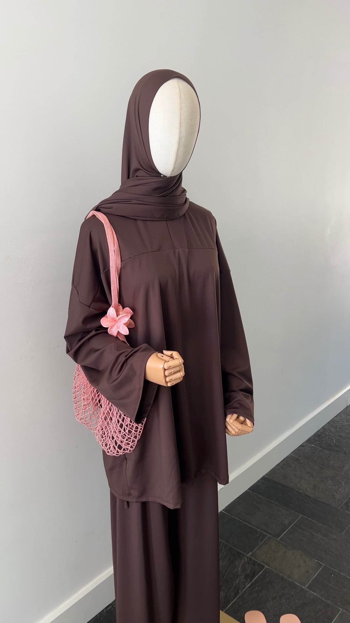 ZIP BURKINI CHOCO