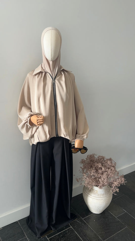DRAPED TROUSERS BLACK (TALL PROOF)