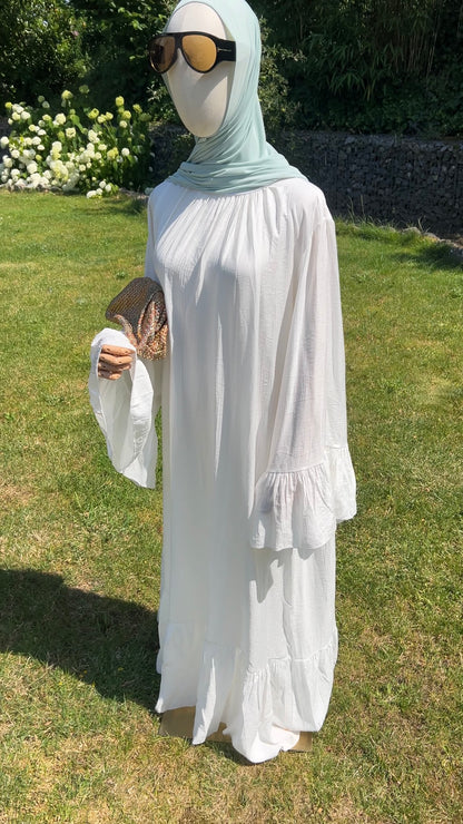 AIRY DRESS WHITE